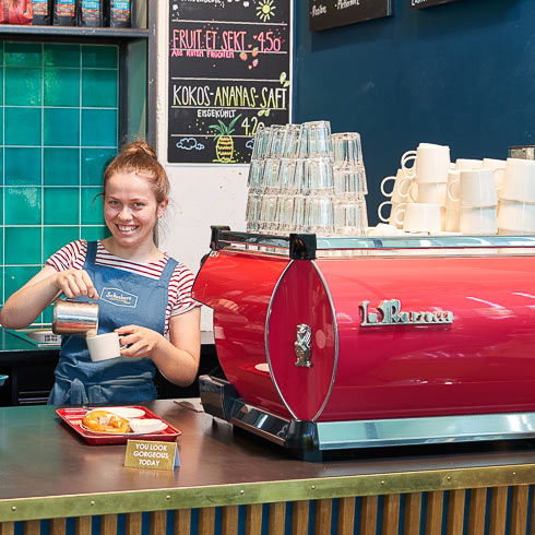 Leckere Kaffeespezialitäten im Café himmelgrün