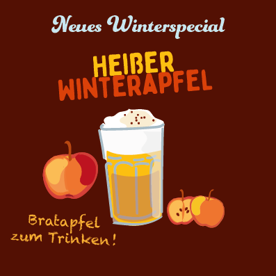 Winterspecial - Heißer Bratapfel