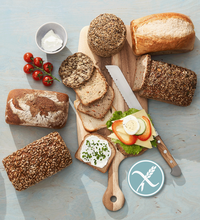 Glutenfreies Brot - große Auswahl