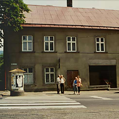 Bäckerei und Gasthof in Kozy – Ortsbesuch in den 80er Jahren.