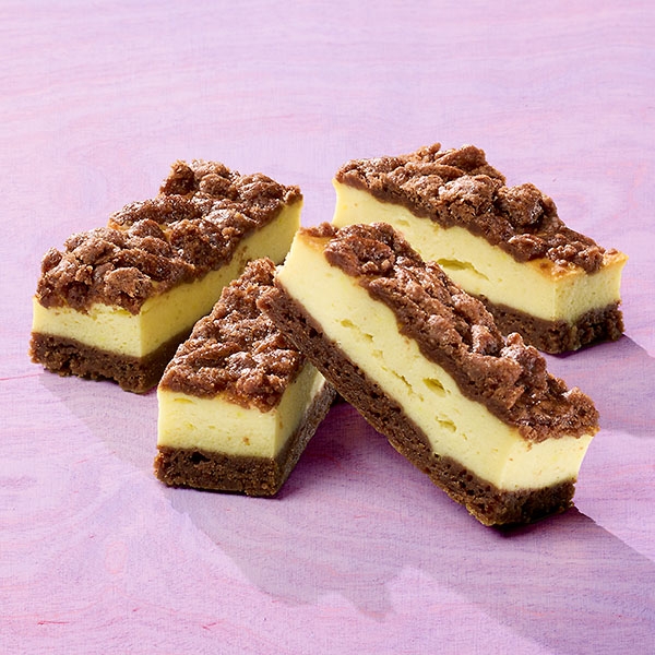 Käsekuchen mit Schokoboden und Schokostreusel