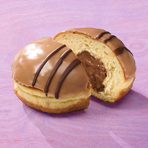 Hefeteiggebäck mit Schokopuddingfüllung