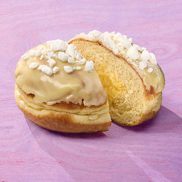 Hefeteiggebäck mit Zitronencreme Füllung