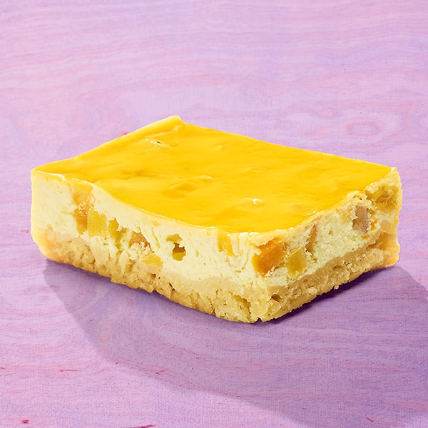 Käsekuchen mit Mango und Mangospiegel Käsekuchen mit Mango und Mangospiegel