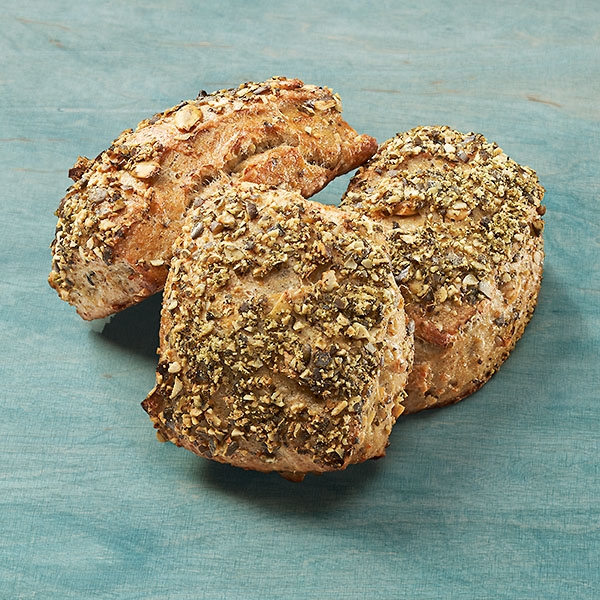 Weizenbrötchen mit Kürbiskernen Weizenbrötchen mit Kürbiskernen