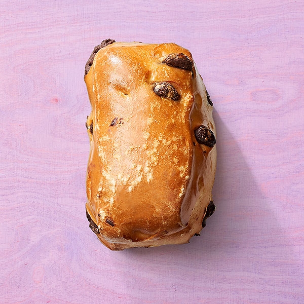 Hefeteigbrötchen mit Joghurt und Schokolade