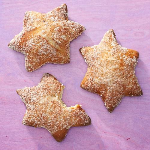 Quarkstollengebäck mit Mandeln