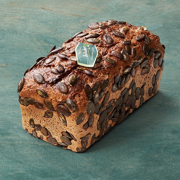 Roggenmisch-Vollkornbrot mit Kürbiskernen Roggenmisch-Vollkornbrot mit Kürbiskernen