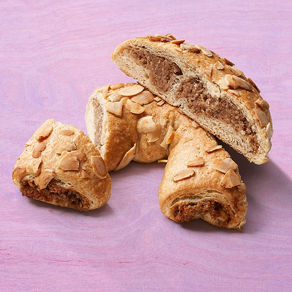 Dinkelplunder mit Nussfüllung