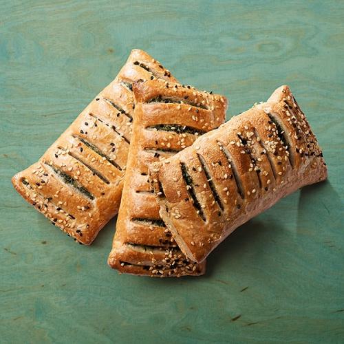 Dinkelvollkorn Bl&auml;tterteig mit Spinatf&uuml;llung