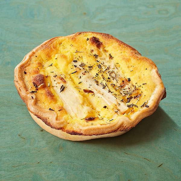 Dinkelgebäck mit Spargel
