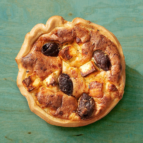 Dinkelgebäck mit Mediterraner Füllung 