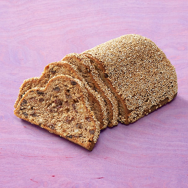 Butterstollen hergestellt aus Dinkelvollkornmehl 