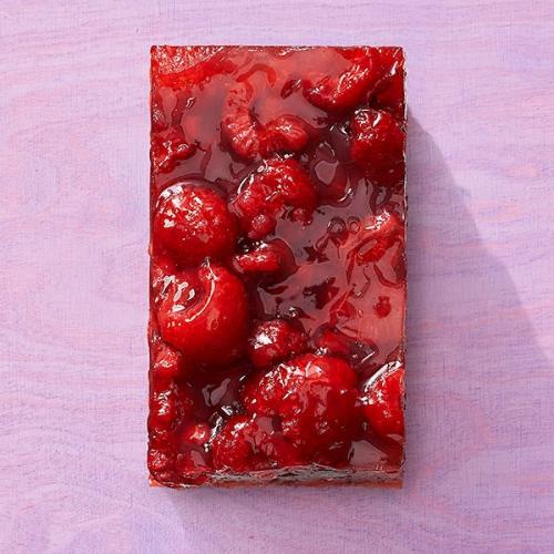 Dinkelkuchen mit Himbeeren