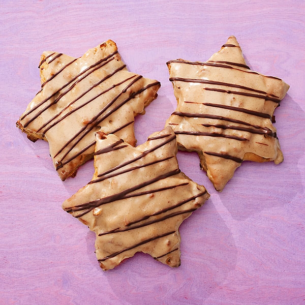 Quark-Ölteiggebäck mit Apfelstücken 